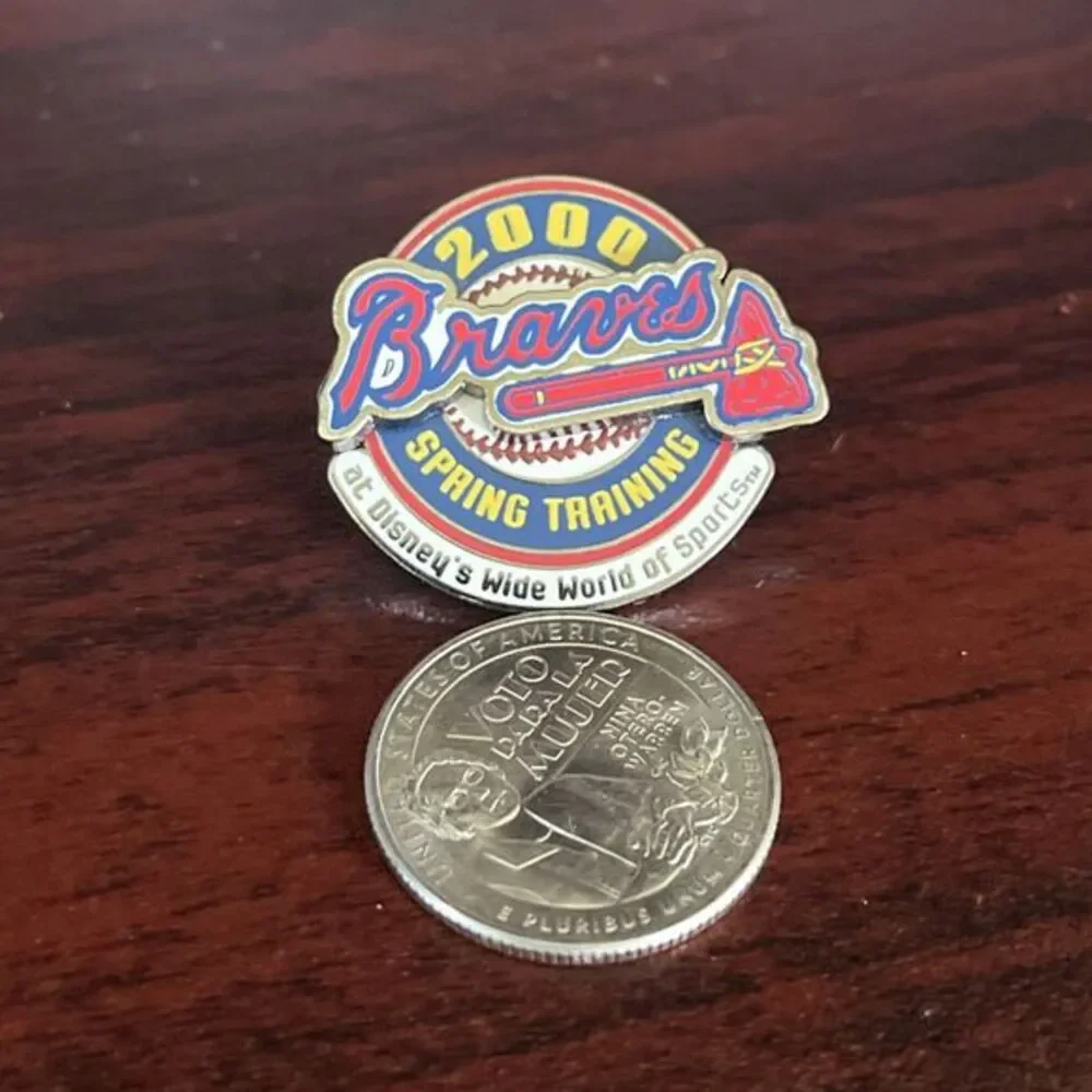 2000 Atlanta Braves Spring Training‎ Disney's Wide World Of Sports Lapel Hat Pin
